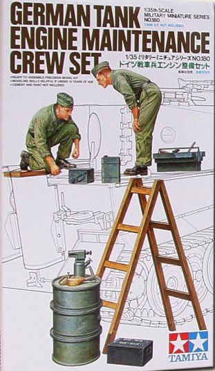 German Tank Engine Maintenance Crew Set