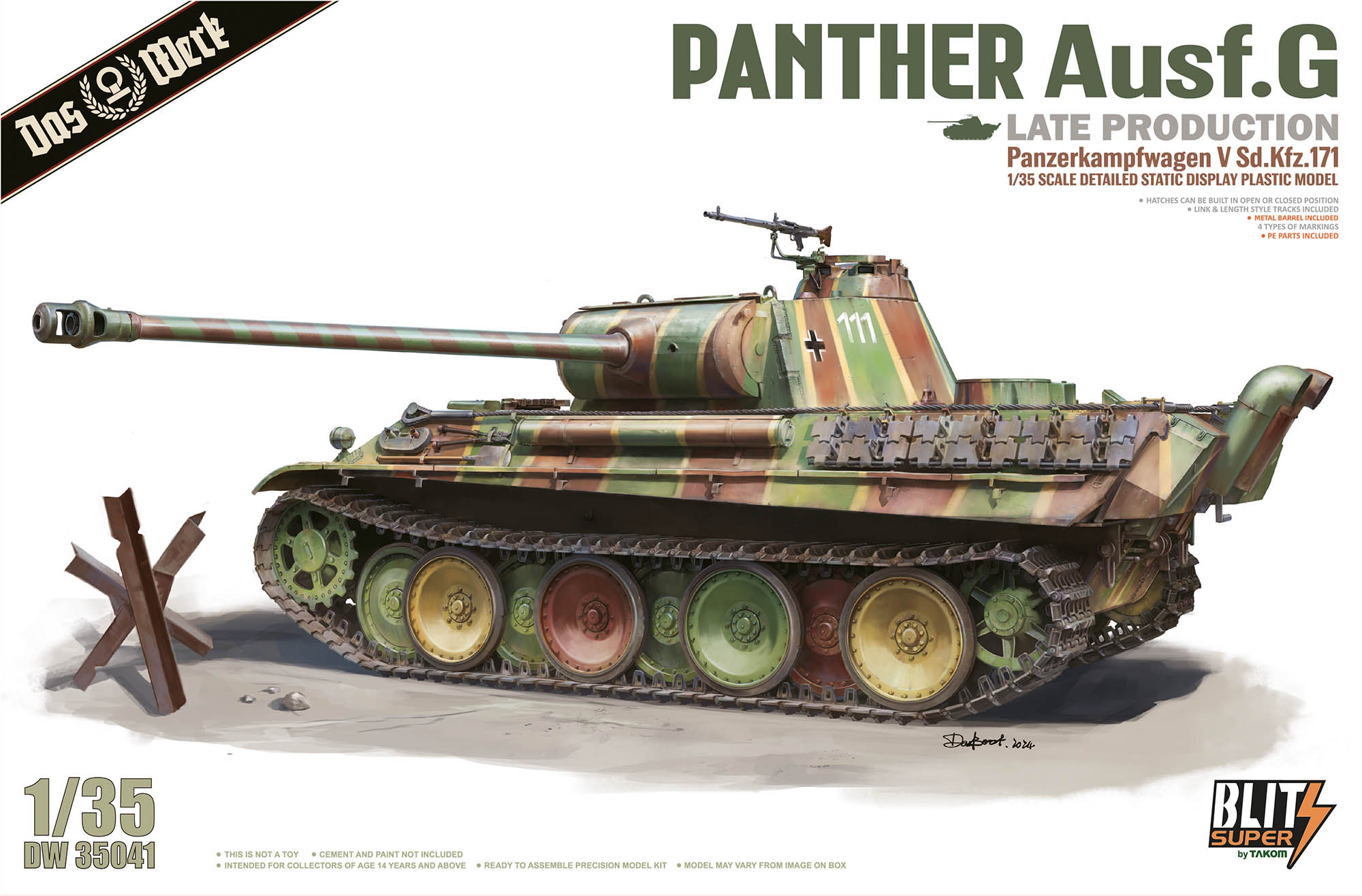 Das Werk DW35041 Super Blitz 1/35 Panther G Late