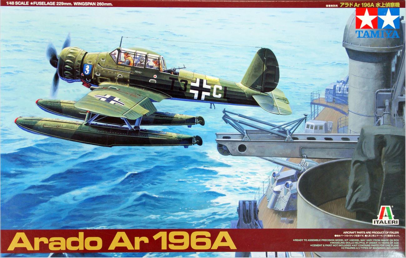 Arado Ar. 196 A German seaplane WWII 1/48