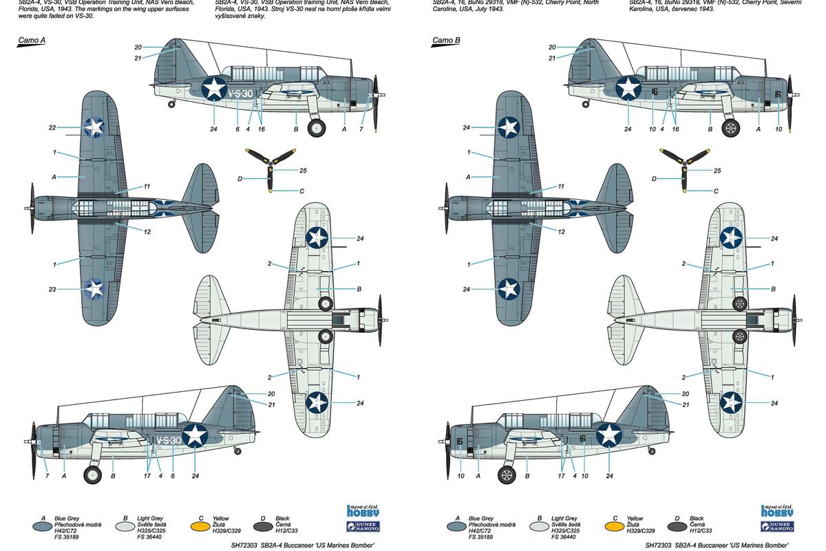SB2A-4 Buccaneer  "US Marines Bomber"
