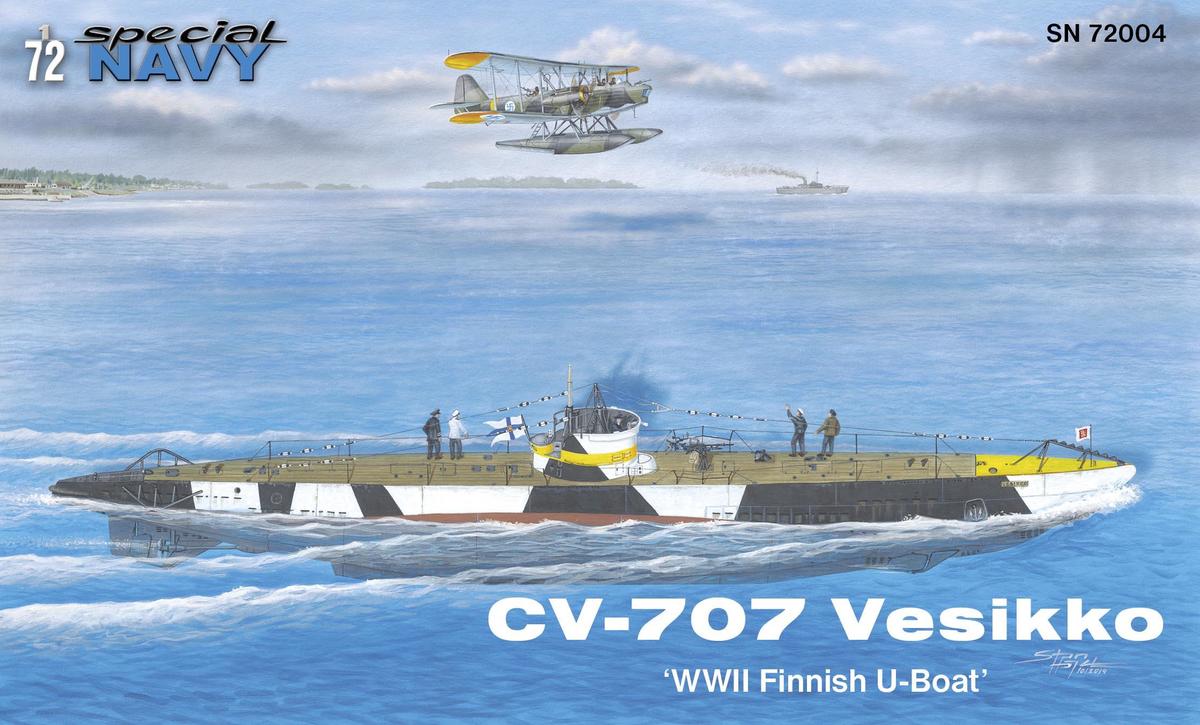 CV 707 Vesikko WWII Finnish U-Boat