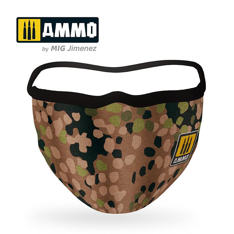 Erbsenmuster AMMO Face Mask