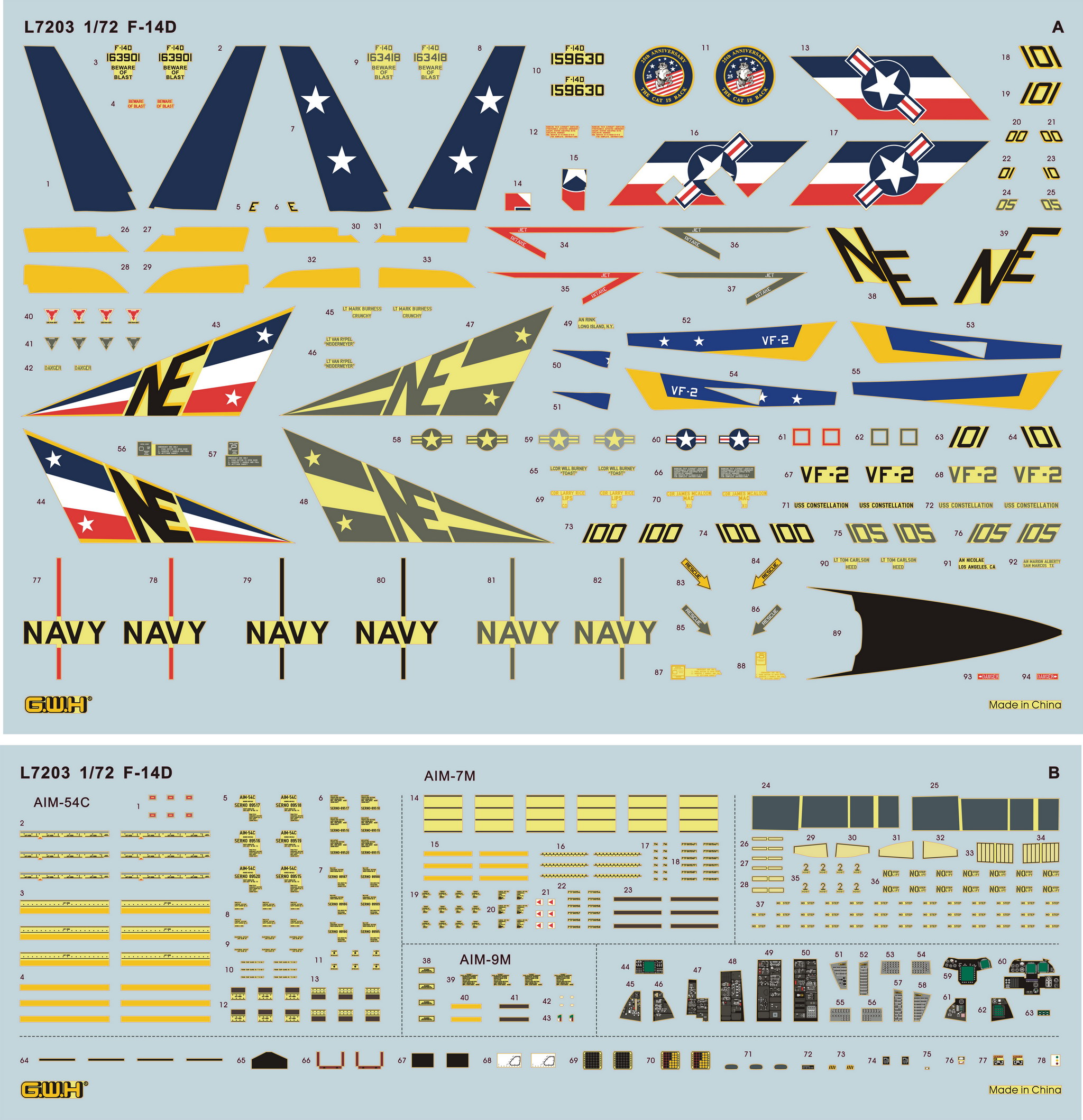 Grumman F-14D Tomcat VF-2 Bounty Hunters Grumman F-14D Tomcat VF-2 Bounty Hunters