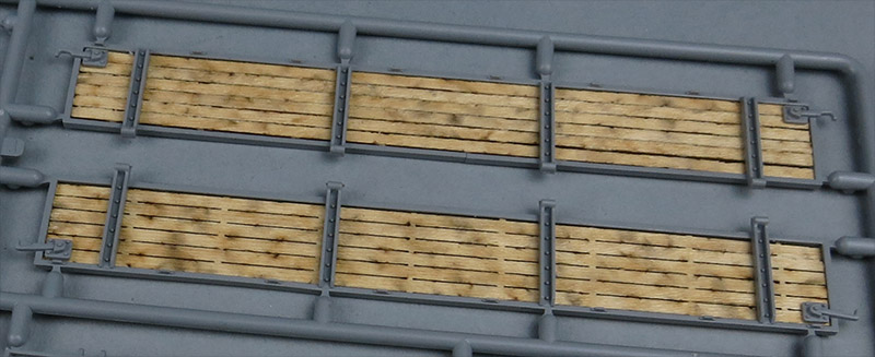 Real wood planking set for 5t Einheitsanhaenger