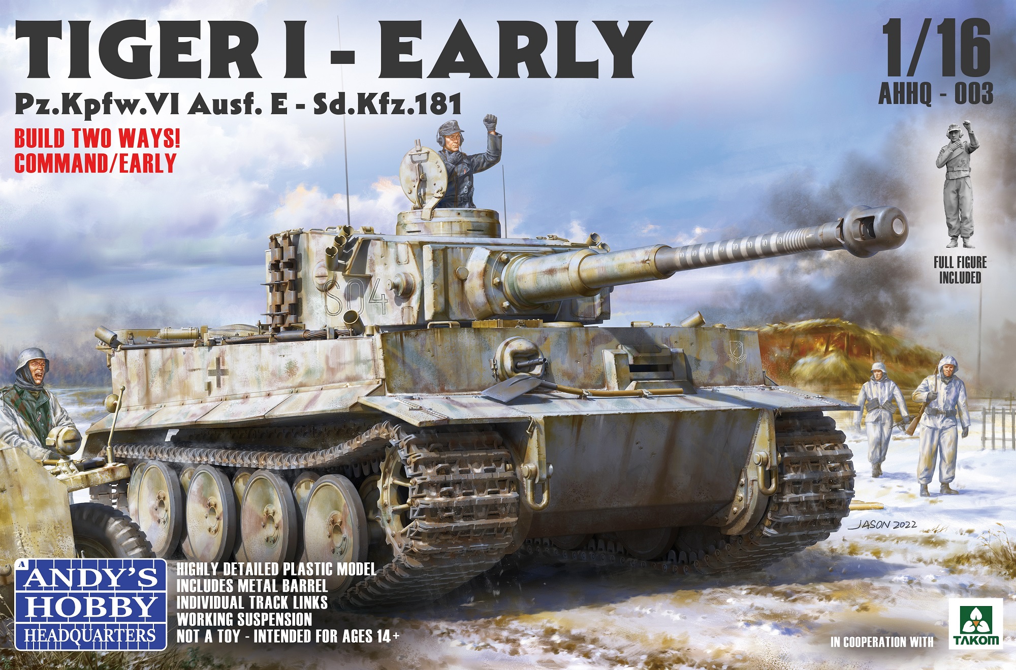 Tiger I Early Pz.Kpfw.VI Ausf. E (1:16)