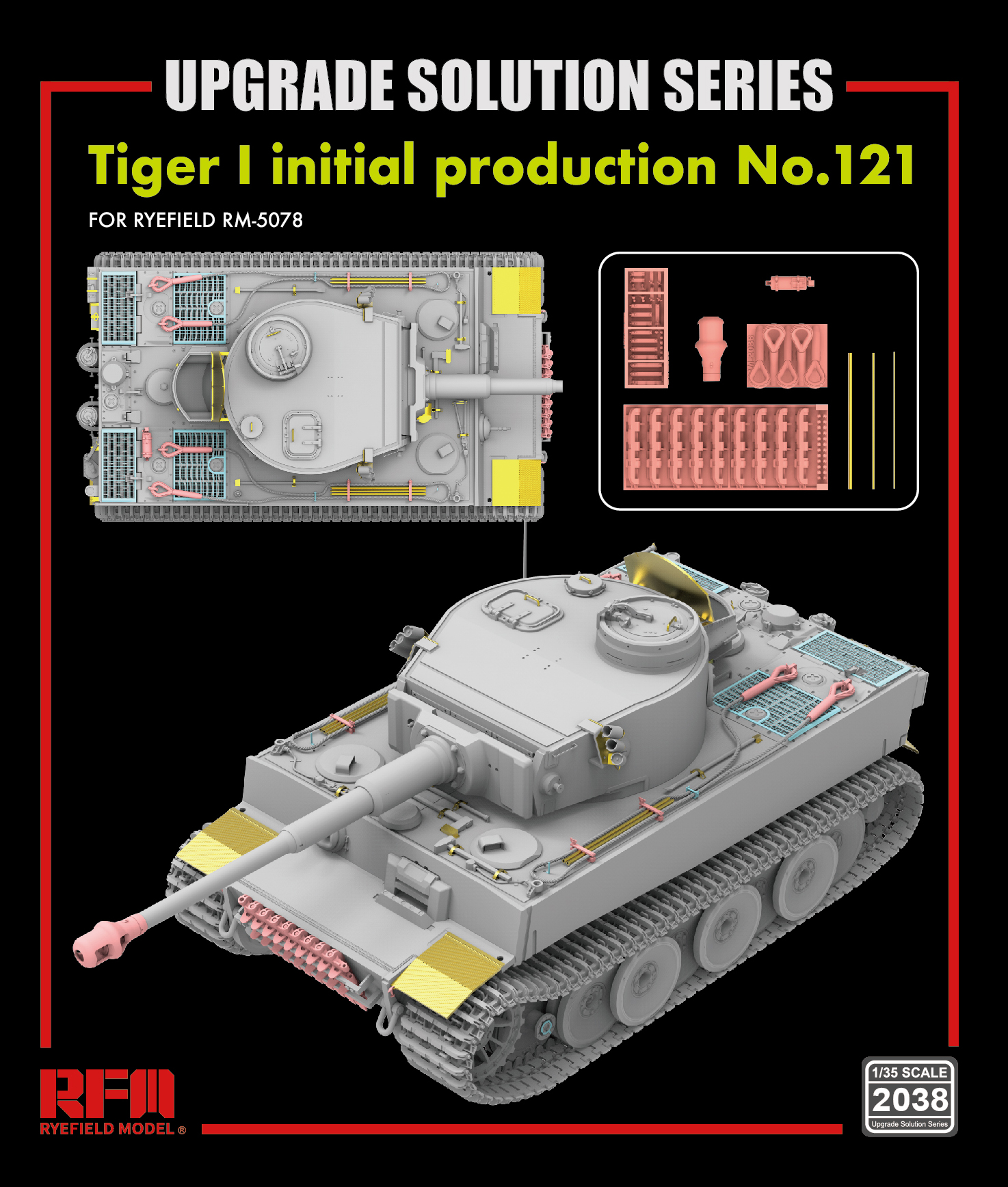 Tiger I upgrade set for RFM5078
