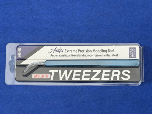 Andy's Hobby Headquarters EXTREME PRECISION Angled Tip Tweezer