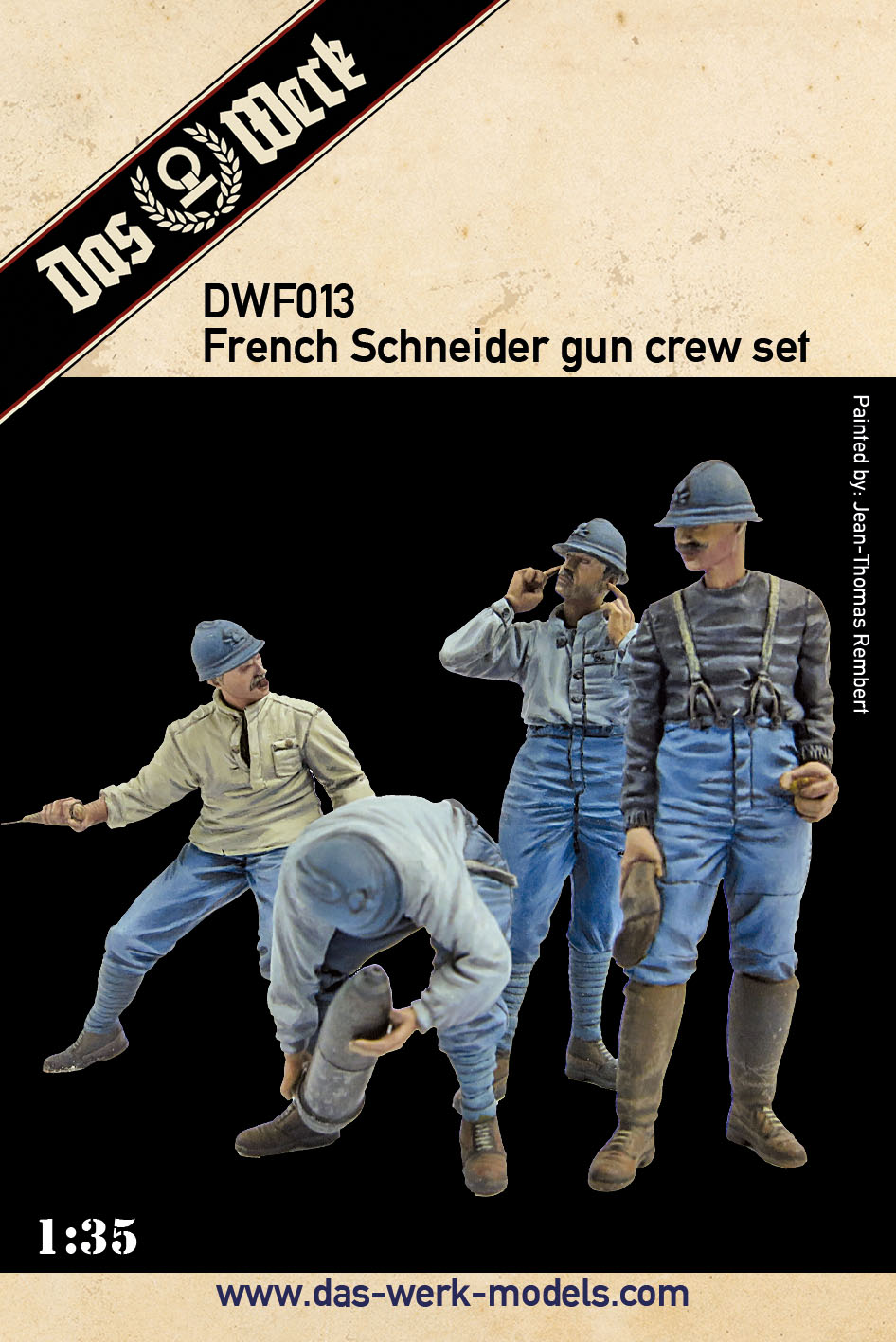 155mm French Schneider gun crew