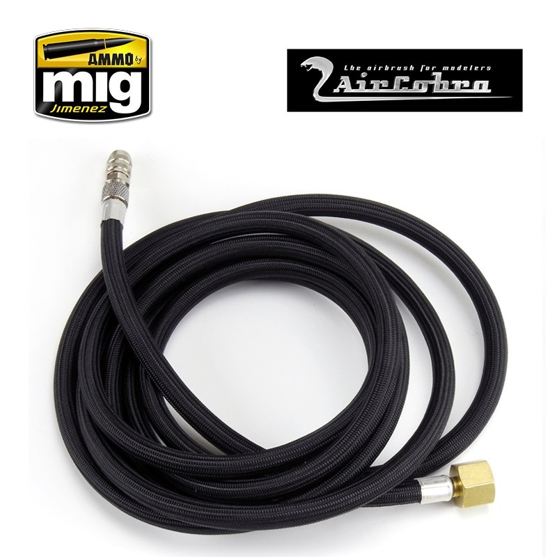 8 foot quick dis-connect braided air hose