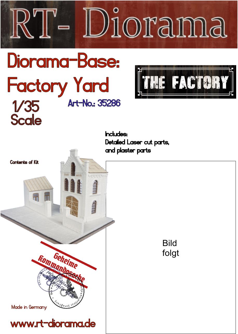 Diorama-Base: Factory yard