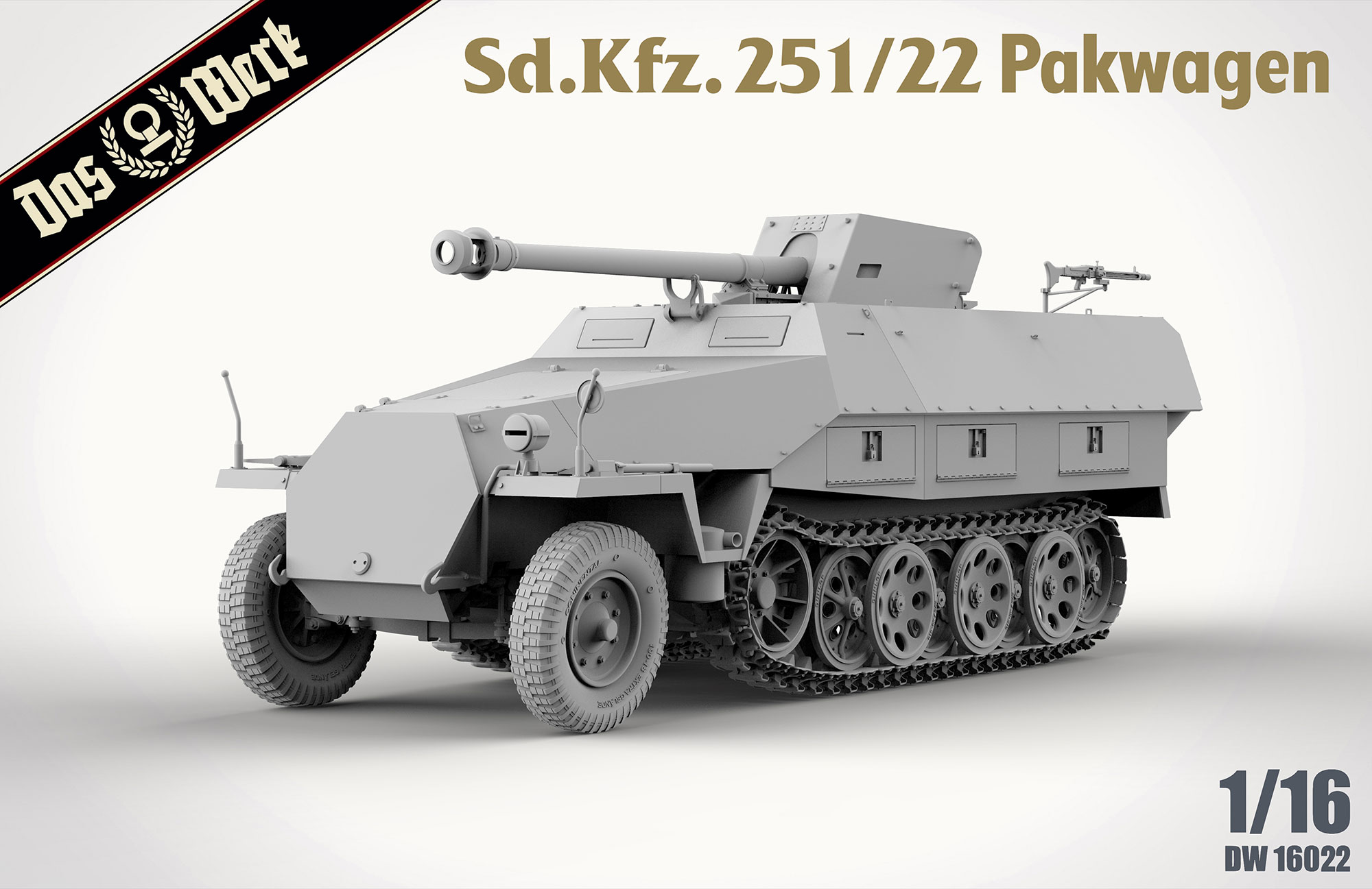 Sd.Kfz.251/22 Ausf.D "Pakwagen" (1:16)